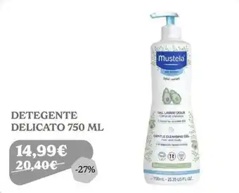 Mustela gel lavante doux