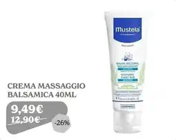 Iperbimbo Mustela crema massaggio balsamica offerta