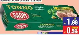 Immenso Cash Tonno all'olio d'oliva Pinna Gialla SAOM offerta