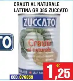 Immenso Cash Crauti al naturale Zuccato offerta