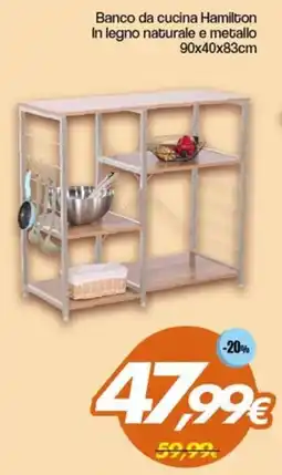 Franzy's Banco da cucina Hamilton offerta