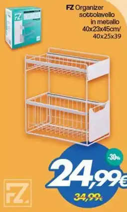 Franzy's FZ Organizer sottolavello in metallo offerta