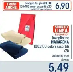 Talento Professional Store Tovaglia tnt Macarena offerta