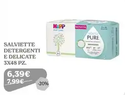 Iperbimbo HiPP Baby Care Salviettine detergenti e delicate offerta