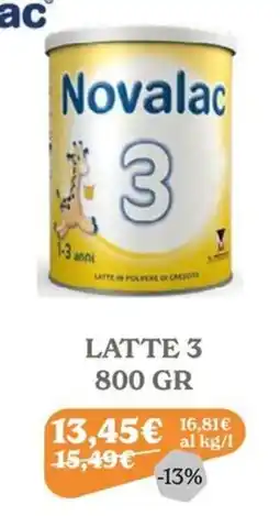 Iperbimbo Novalac Latte 3 offerta