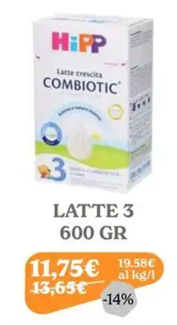 Iperbimbo HiPP Latte crescita COMBIOTIC offerta