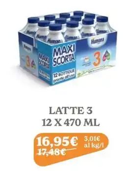 Iperbimbo Latte 3 Humana offerta