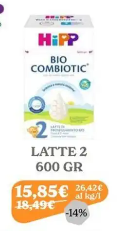 Iperbimbo HiPP Bio Combiotic Latte 2 offerta
