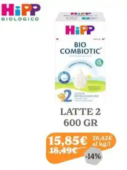 Iperbimbo HiPP BIO COMBIOTIC LATTE 2 offerta