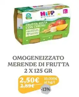 Iperbimbo HiPP Biologico Frutta Mista Con Cereali offerta