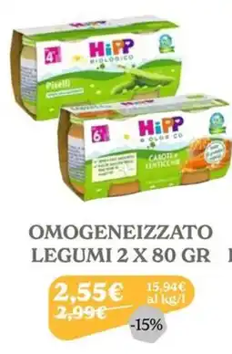Iperbimbo HiPP Omogeneizzato Legumi offerta