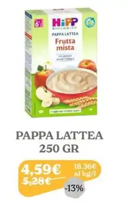 Iperbimbo HiPP Biologico Pappa Lattea Frutta Mista offerta