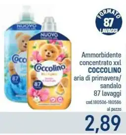 Talento Professional Store Ammorbidente concentrato xxl Coccolino aria di primavera/ sandalo offerta