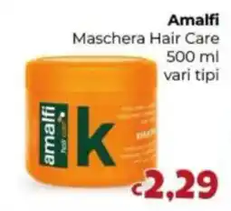 Le Bolle di Giù Giù Amalfi Maschera Hair Care offerta