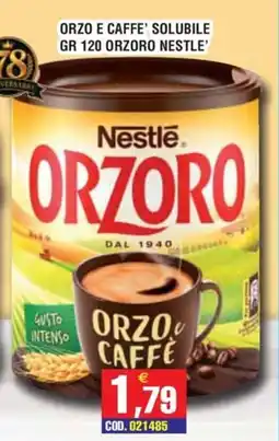 Immenso Cash Orzoro Nestlé offerta