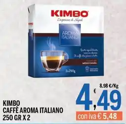 Gruppo Pascar Kimbo Caffè Aroma Italiano offerta