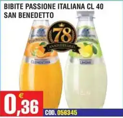 Immenso Cash Bibite passione italiana San Benedetto offerta