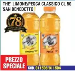 Immenso Cash The' limone/pesca classico San Benedetto offerta