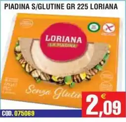 Immenso Cash Piadina senza glutine Loriana offerta