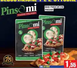 Immenso Cash Pinsami base pinsa offerta
