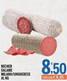 Gruppo Pascar Becher salame milano/ungherese offerta