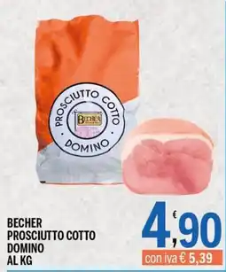Gruppo Pascar Becher Prosciutto Cotto Domino offerta