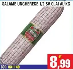 Immenso Cash Salame ungherese offerta