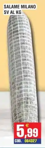 Immenso Cash Salame Milano offerta