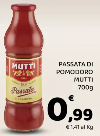 Conad Passata di pomodoro Mutti offerta