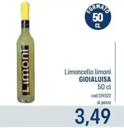 Talento Professional Store Limoncello limoni Gioialuisa offerta