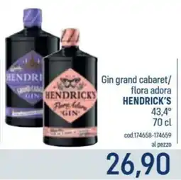 Talento Professional Store Gin grand cabaret/ flora adora Hendrick's offerta