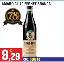 Immenso Cash Amaro Fernet Branca offerta
