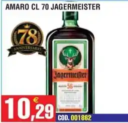 Immenso Cash Amaro Cl 70 Jagermeister offerta