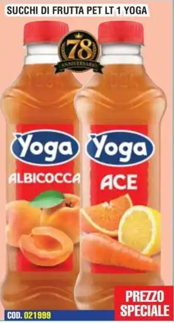 Immenso Cash Succhi di frutta Yoga offerta