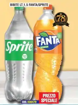 Immenso Cash Bibite lt 1,5 fanta/sprite offerta