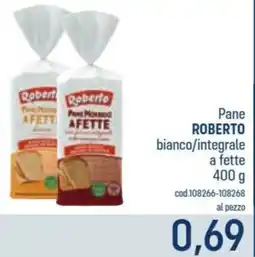 Talento Professional Store Pane Roberto bianco/integrale a fette offerta