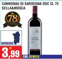 Immenso Cash Cannonau di Sardegna DOC Sella&Mosca offerta