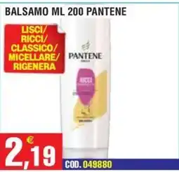 Immenso Cash Balsamo Pantene offerta