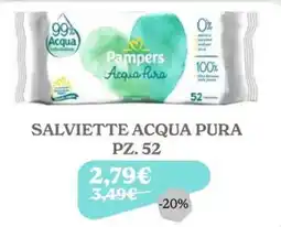 Iperbimbo Pampers Salviette Acqua Pura offerta