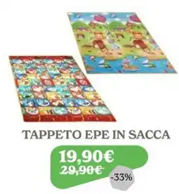 Iperbimbo Tappeto epe in sacca offerta