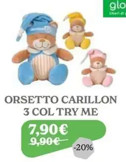 Iperbimbo Orsetto Carillon 3 Col Try Me offerta