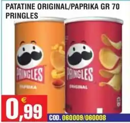 Immenso Cash Pringles paprika offerta