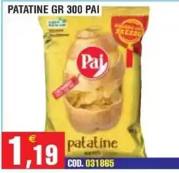 Immenso Cash Patatine Pai offerta