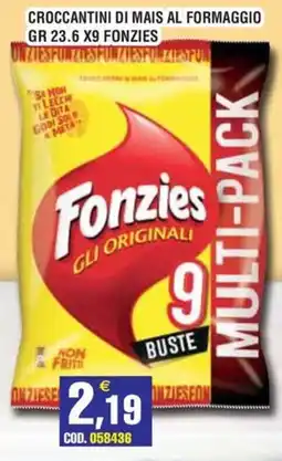 Immenso Cash Crocchettini di mais al formaggio Fonzie offerta