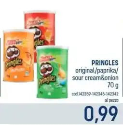 Talento Professional Store Pringles original/paprika/ sour cream&onion offerta
