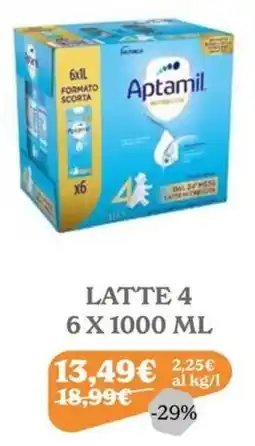 Iperbimbo Latte 4 Aptamil offerta
