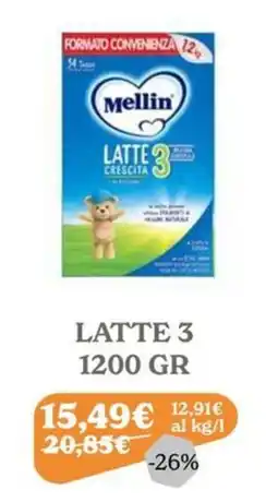 Iperbimbo Mellin Latte Crescita 3 offerta