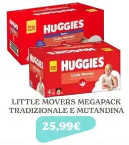 Iperbimbo Huggies Little Movers offerta