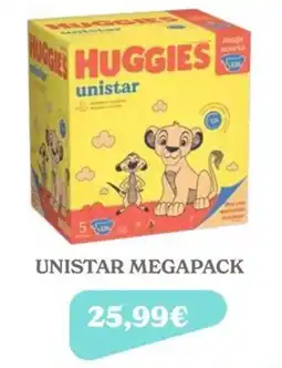 Iperbimbo Huggies unistar offerta