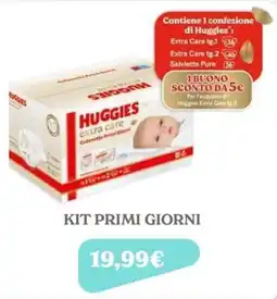Iperbimbo Kit primi giorni Huggies extra care offerta